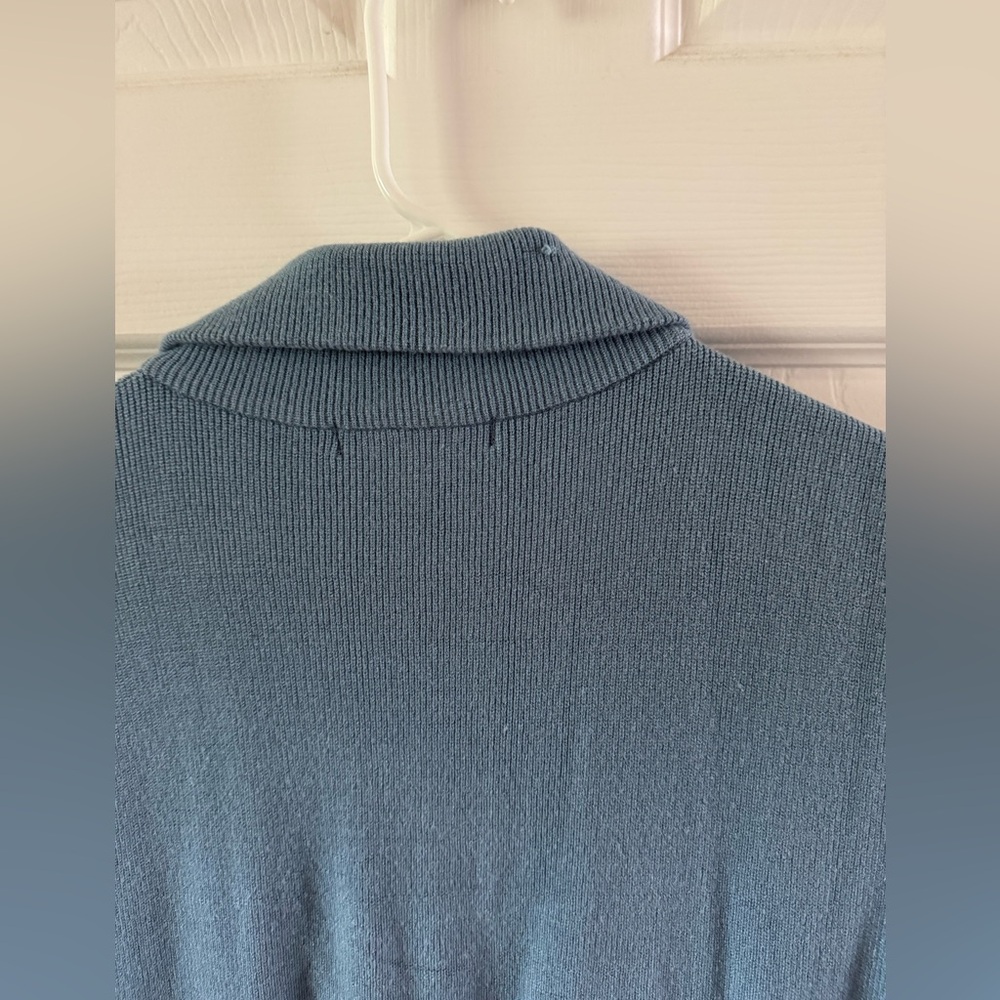Strut & Bolt Knit Blue Sleeveless Half Zip Romper Size‎ Large - Picture 6 of 8